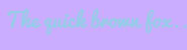 Image with Font Color 8DD1E2 and Background Color CAADFF